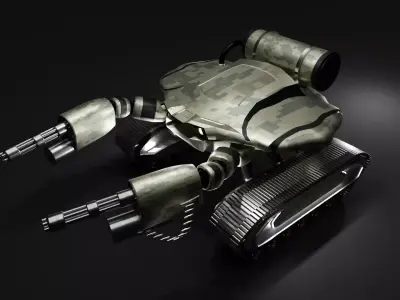 Military Crab Vehicle 3D model