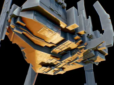 spaceship b06 3D model