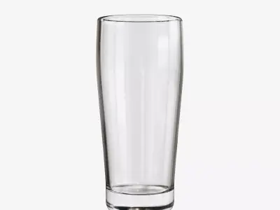 Empty Glass 001 Free low-poly 3D model