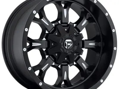 Fuel Krank Wheel Matte Black F150 Raptor 3D model