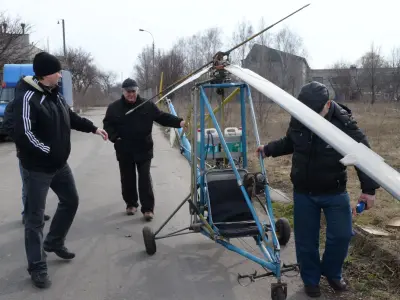 homemade helicopter Free 3D model