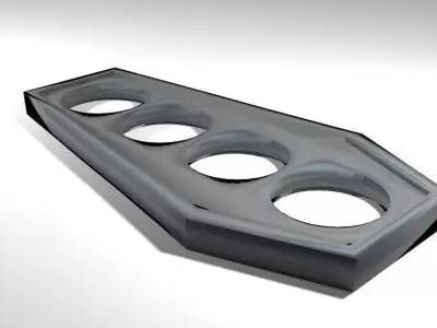 Brass Knuckle - Type 3 3D model