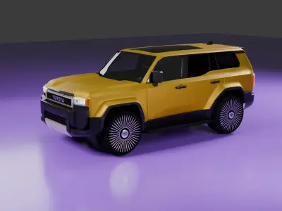 2024 Toyota Landcruiser Free 3D model