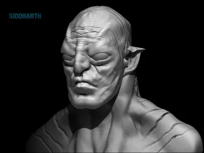 alzog bust 3D model