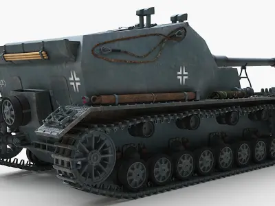 Tank K18 Auf Panzer Corona 3D model