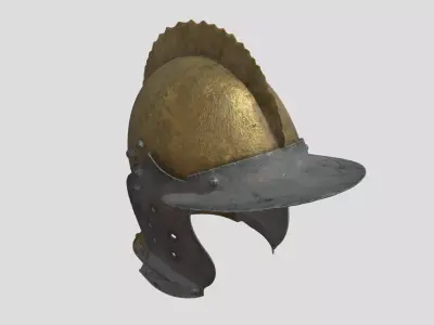 Roman Centurion Helmet Low-poly 3D model