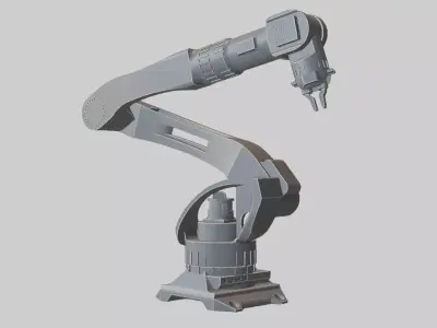 Industrial Robotic Arm 3D model shop