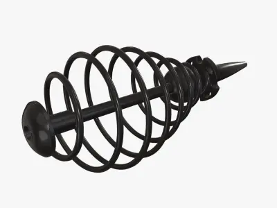 Fish feeder spring  3D model