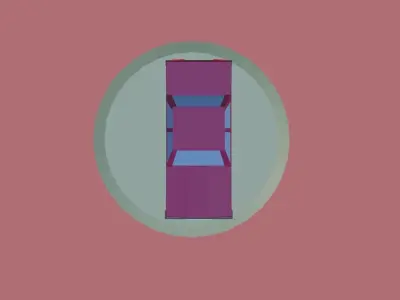 Low Poly VAZ2107 car Free low-poly 3D model