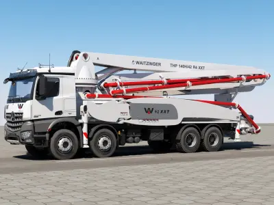 Mercedes Arocs WAITZINGER 3D model