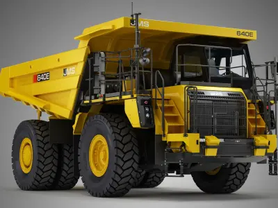 Mining Dump Truck Generic v4 3D model