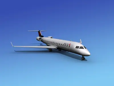 Bombardier CRJ700 Delta Connection 3D model