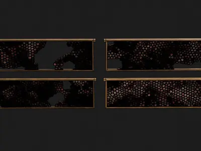 Honeycomb Frames 3D model