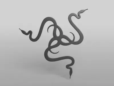 Razer Logo v2 002 Free low-poly 3D model