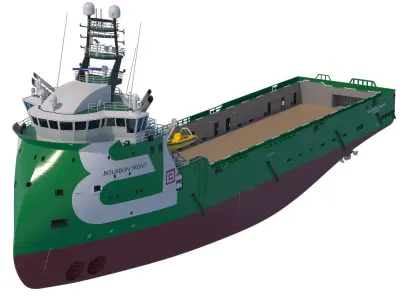 Platform Supply Vessel BOURBON FRONT 3D model