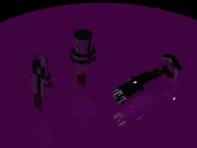 BNC connector receptacle Free 3D model