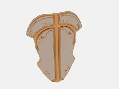 Stone Kind Fantasy Armor 3D model