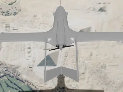 Bayraktar TB2 3D model