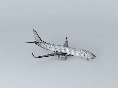 Royal Airways Boeing 737 800 at Tenerife Sur Airport Free 3D model
