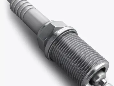 Realistic Spark plug 3D model