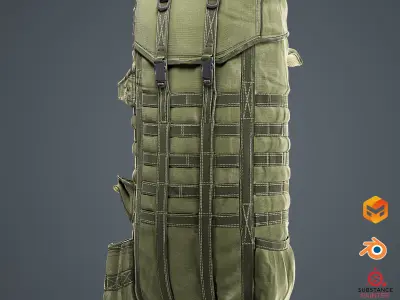 Military Tactical Props Vol 01 Low-poly 3D model