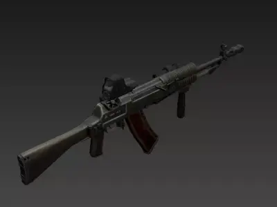 The AN94 from Call to Arms Low-poly 3D model