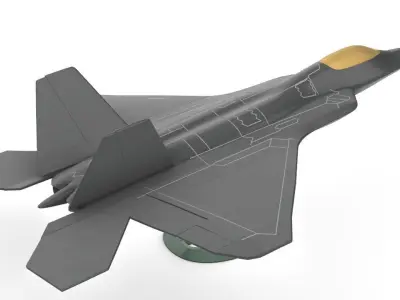 F-22 RAPTOR 3D print model