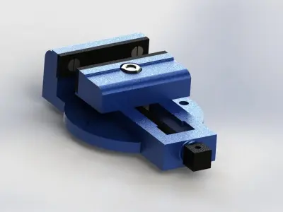 vice cnc milling machine vise Free 3D model