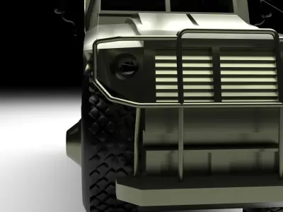 Russian Gaz Tiger 3D model