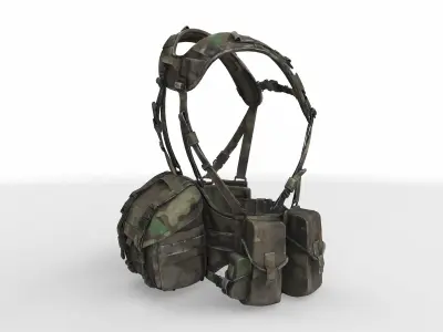 tactical vest 03 3D model