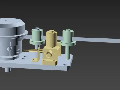 Roll mechanism 3D model