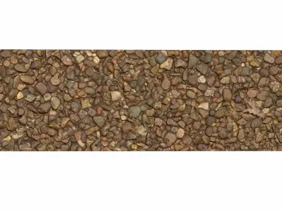 Gravel Cross Sections Low-poly 3D model