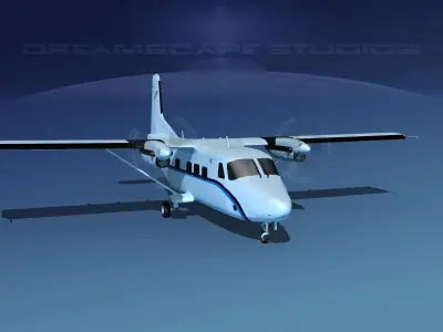 Harbin Y-12 II V09 3D model