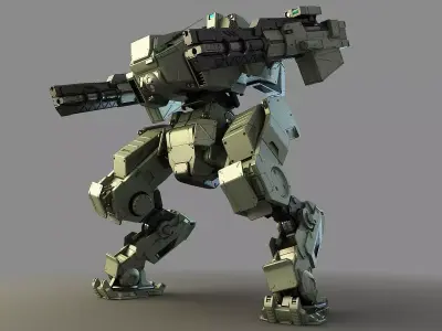 mech fighter 1 3D model