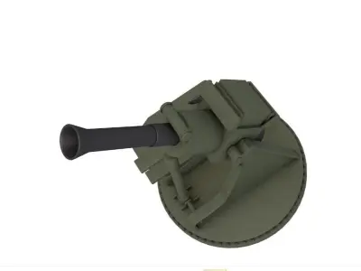 RMS6L 120 Mortar System 3D model