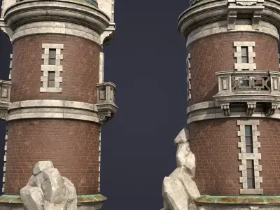 Tower Palace 3D model
