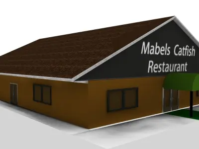 Catfish Restaurant 3D model