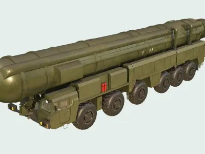 SS-20 Saber RSD10 Pioneer 3D model