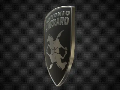 antonio carraro logo 3D model