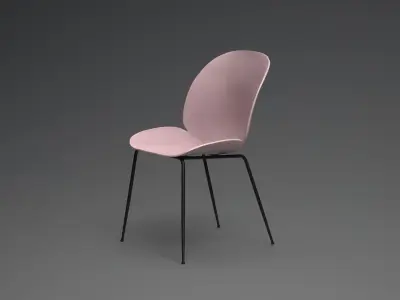Kempton Dining Chair pantone Low-poly 3D model