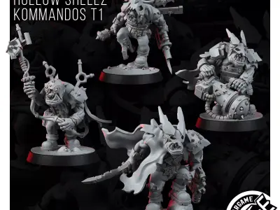 ORK HOLLOW SHELLZ KOMMANDOS T1 3D model