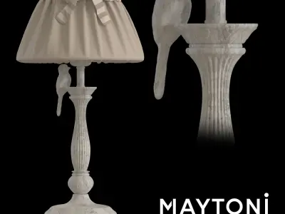 Table lamp Bird ARM013-11-W Maytoni Classic Free 3D model
