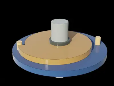 Excentric Spiral - Intermittent Mechanism 3D model