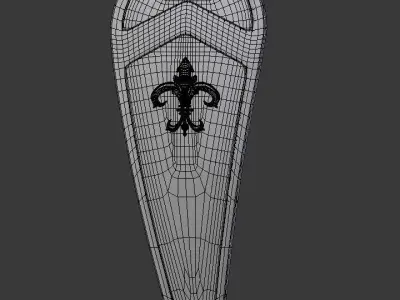 Kite Shield 3D model