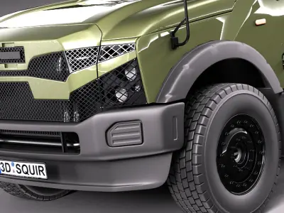 Oshkosh Sand Cat v2 3D model