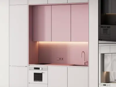 236 modern kitchen 13 mini kitchen 02 PART 2 3D model