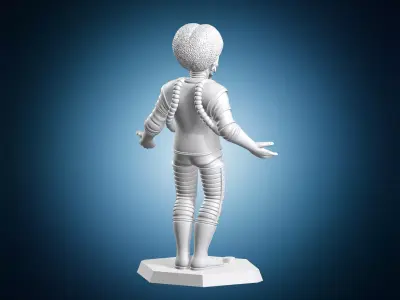 Mars Alien Miniature 3D print model