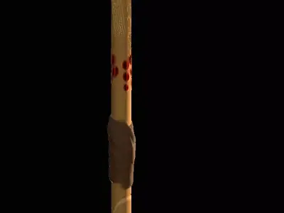 Stylized battle axe Low-poly 3D model