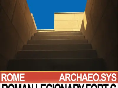 Roman Legionary Fort C 3D model