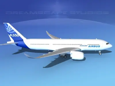 Airbus A350-800 Airbus 3D model